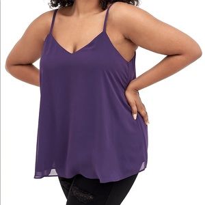 Torrid | Purple Sophie Swing Tank | Size 0